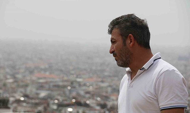 Antalya'nın deniz manzarasına çöl tozu perdesi