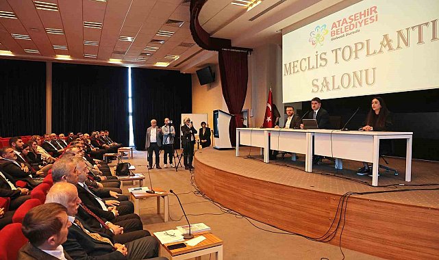 Ataşehir Belediye Meclisi yeni dönem toplantılarına başladı