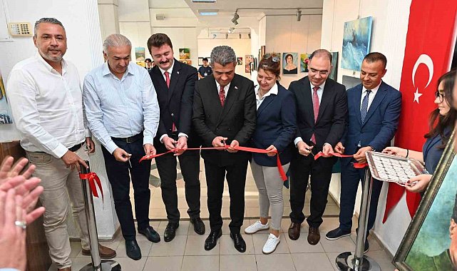 Aydın Lisesi karma resim sergisi açıldı