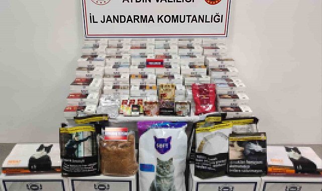 Aydın'da 78 bin 250 makaron ele geçirildi