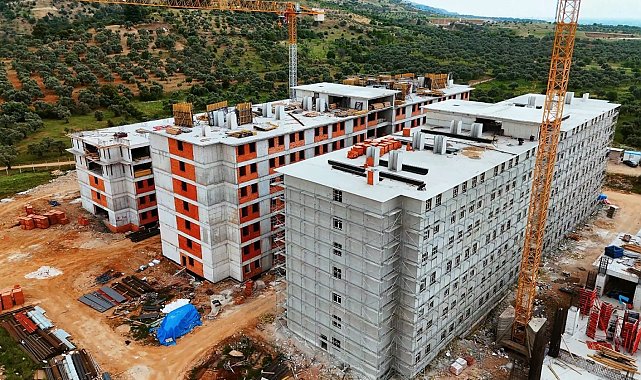 Aydın'da yeni öğrenci yurdu inşası sürüyor