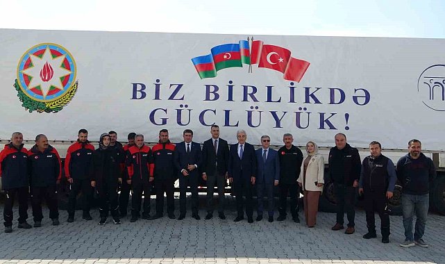 Azerbaycan'dan deprem bölgesine yardım
