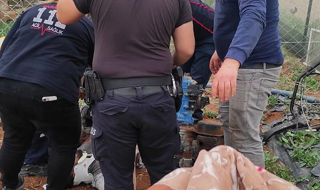 Bacağını çapa motoruna kaptıran şahıs ağır yaralandı