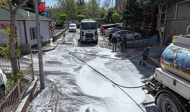 Bahar temizliğiyle pırıl pırıl Keçiören