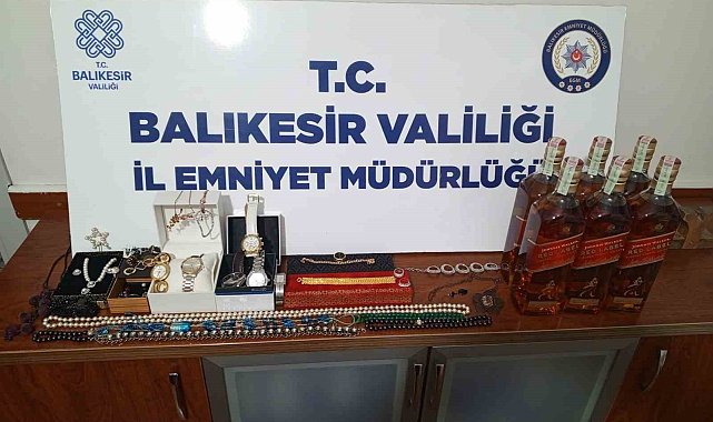 Bandırma'da bir evi soyan şüpheli tutuklandı