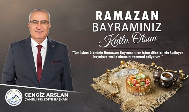 Başkan Cengiz Arslan'dan bayram mesajı