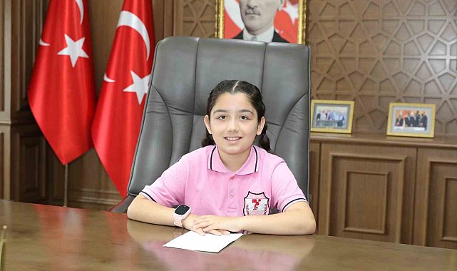 Başkan Güler'in koltuğuna Nehir Çağla oturdu