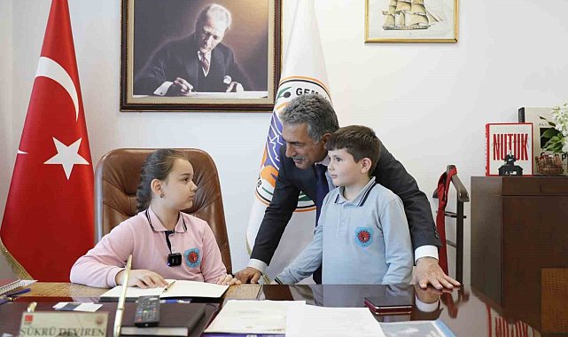 Başkan Şükrü Deviren'den minik başkanlara lunapark müjdesi