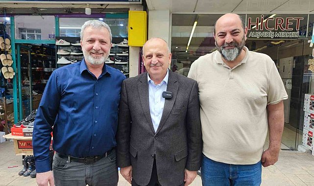 Başkan Tavlı, seçim öncesinde barıştırdığı kırgın esnaflarla buluştu