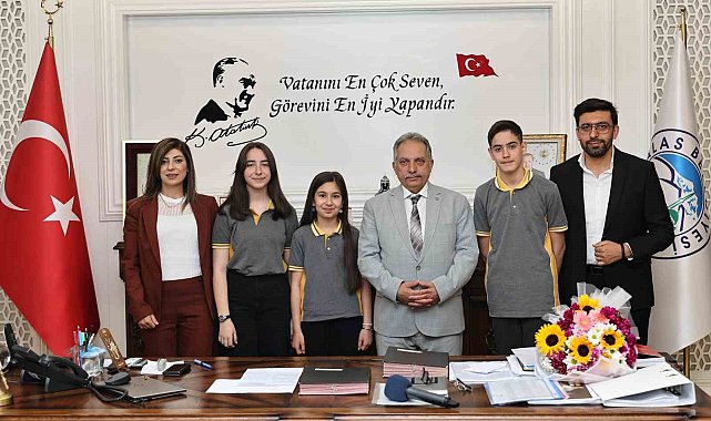 Başkan Yalçın'a 23 Nisan ziyareti