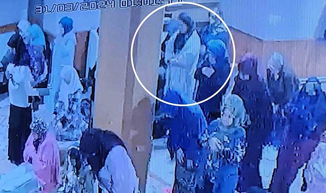 Başörtü takıp camide kadınların arasında namaz kılarak taciz iddiası