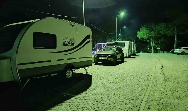 Bayramda Küçükelmalı Tabiat Parkı karavancıların gözdesi oldu