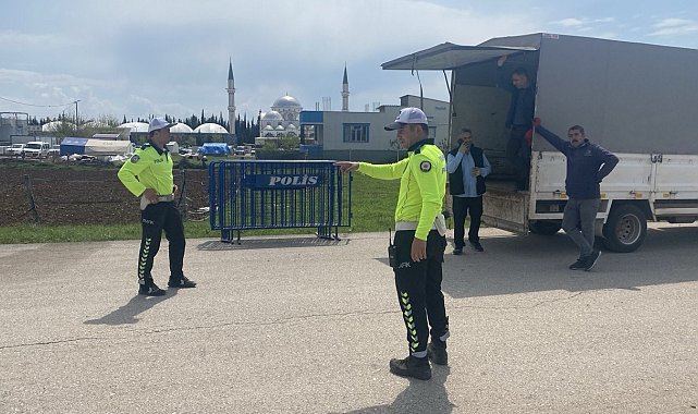 Bayramda mezarlığa gidiş ve geliş güzergahları belirlendi