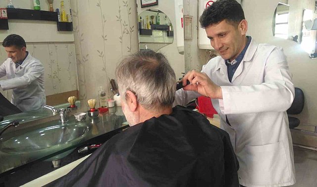 Berberlerde bayram mesaisi