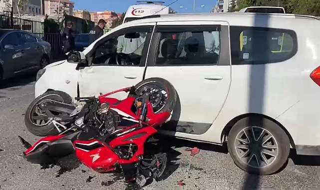Beylikdüzü'nde motosiklet kazası: 1 yaralı