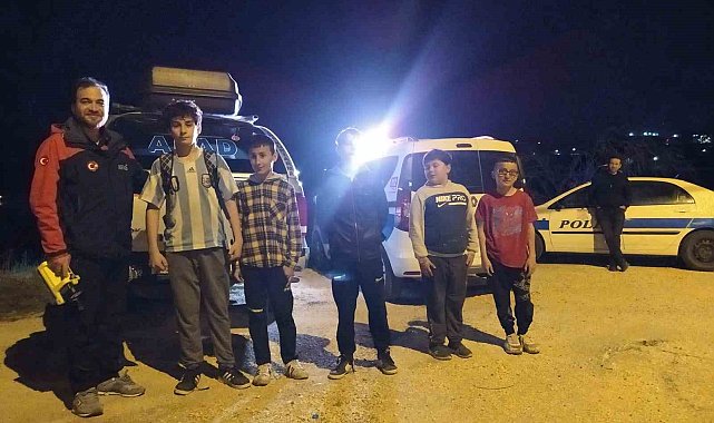 Bilecik'te dağda kaybolan 5 çocuk bulundu