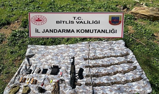 Bitlis'te silah ve mühimmat ele geçirildi