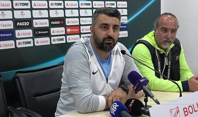 Boluspor - Gençlerbirliği maçının ardından
