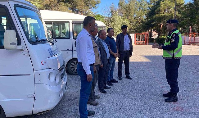 Bozdoğan'da okul servisleri denetlendi