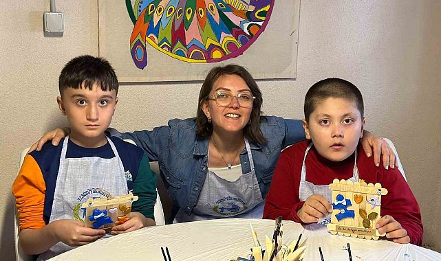 Bozüyük Belediyesi'nden Otizm Farkındalık Günü'ne özel atölye çalışması