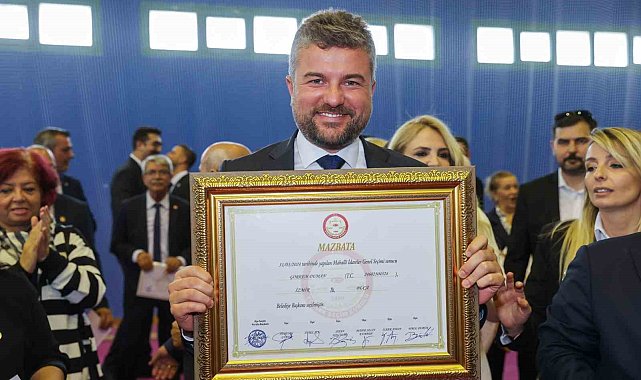 Buca'da Başkan Duman mazbatasını aldı