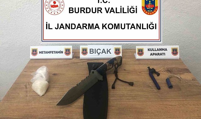Burdur'da uyuşturucu operasyonunda yakalanan 1 şüpheli tutuklandı