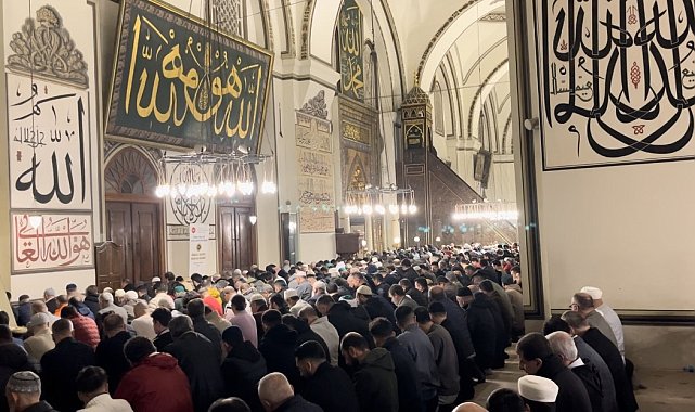 Bursa Ulu Cami'de fetih duası yapıldı