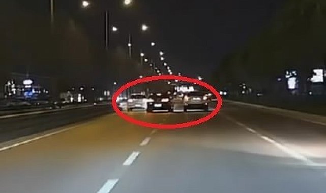 Bursa'da makas atan otomobil kazaya sebep oluyordu