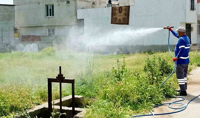 Büyükşehir; 450 personel, 100 araç ile haşereyle mücadele ediyor