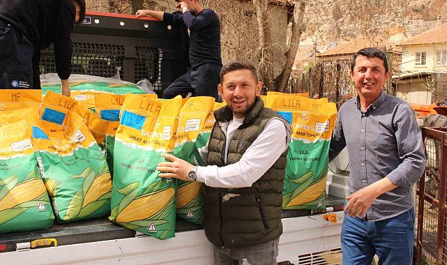 Büyükşehir Belediyesi'nden silajlık mısır tohumu desteği