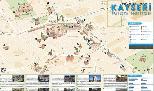 Büyükşehir'den Kayseri turizm haritası