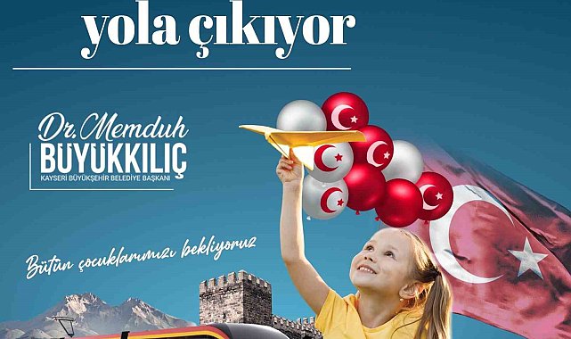 Büyükşehir'in 23 Nisan'a özel "çocuk treni" yola çıkıyor