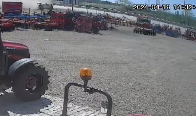 Çanakkale'de dehşet kaza: Havada taklalar attı