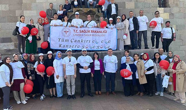 Çankırı'da kanser farkındalığı etkinliği düzenlendi