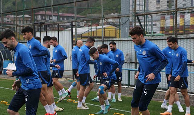 Çaykur Rizespor, Antalyaspor maçına hazırlanıyor