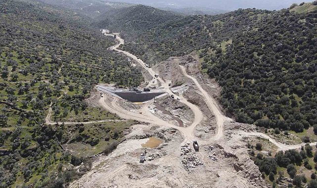 Çine'deki gölet çalışması devam ediyor
