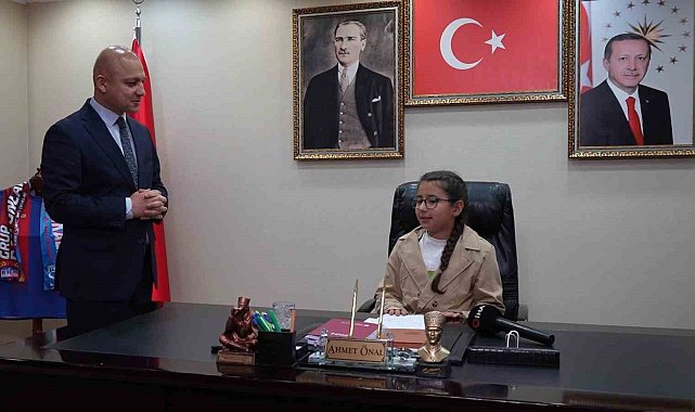 Çocuklar 'temsili başkan' oldu, projelerini anlattı
