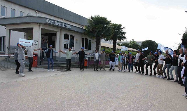 Contitech işçilerinden &#039;keyfi işten çıkarma&#039; eylemi