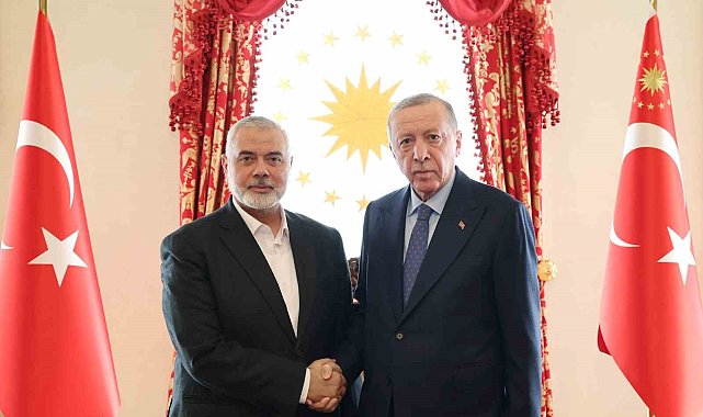 Cumhurbaşkanı Erdoğan'ın Hamas Siyasi Büro Başkanı Haniye ile görüşmesi sona erdi