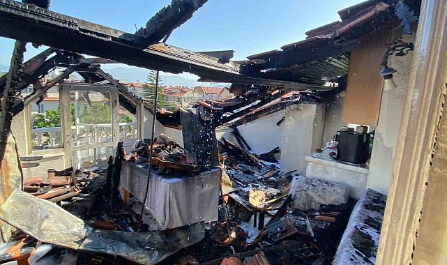 Dalyan&#039;da otel yangını