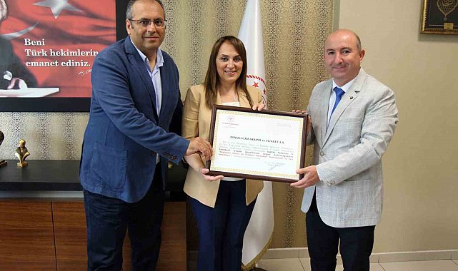 Denizli'nin ilk beslenme ve fiziksel aktivite dostu işletmesi belgesini aldı