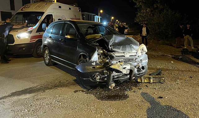 Düzce'de cip ile otomobil çarpıştı: 4 yaralı