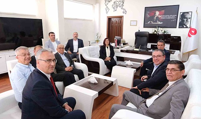 Efeler Belediye Başkanı Yetişkin, Başkan Çerçioğlu'nu ağırladı