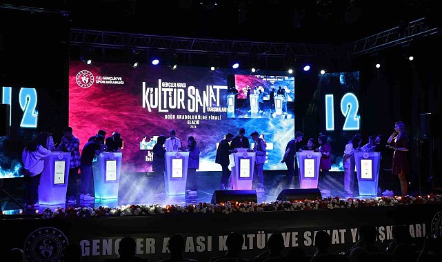 Elazığ'da 'gençler arası kültür ve sanat yarışmaları finalleri' başladı