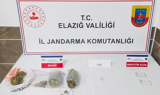 Elazığ'da jandarma uyuşturucuya geçit vermiyor: 5 gözaltı