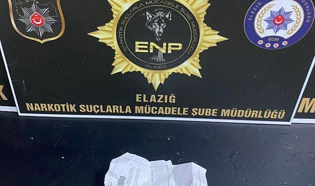 Elazığ'da uyuşturucu operasyonu