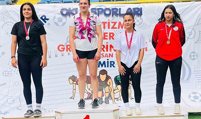 Erdek Atletik NYZ Spor Kulübü sporcuları, İzmir'de dereceler elde etti