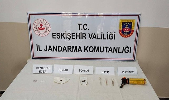 Eskişehir jandarmasının uyuşturucu ile mücadele çalışmaları