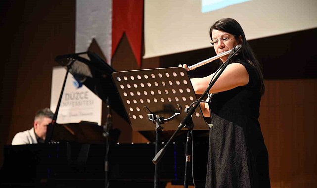 Flüt-Piyano resitali ile sanat dolu ilkbahar akşamı