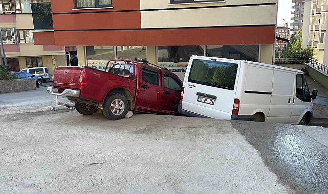 Freni patlayan hafif ticari araç ortalığı birbirine kattı: 2 yaralı